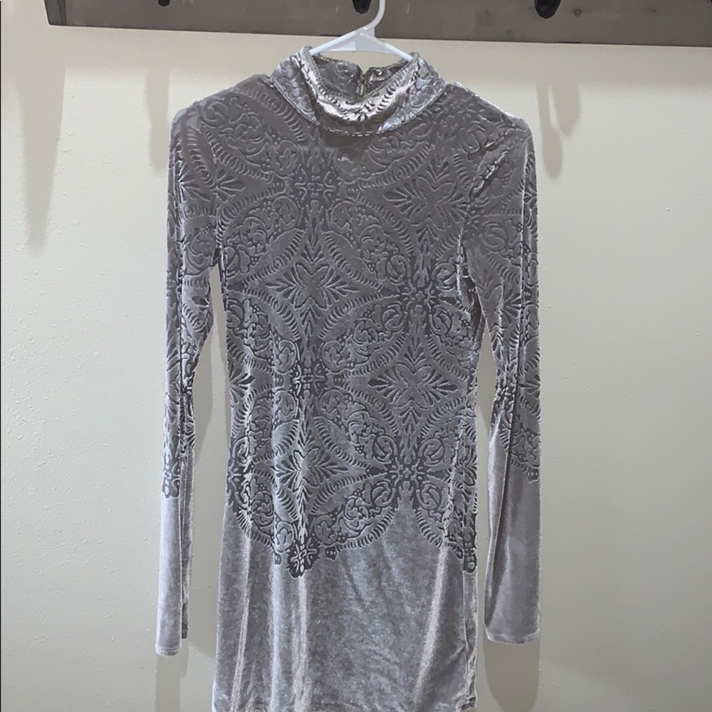 Velvet Cutout Dress